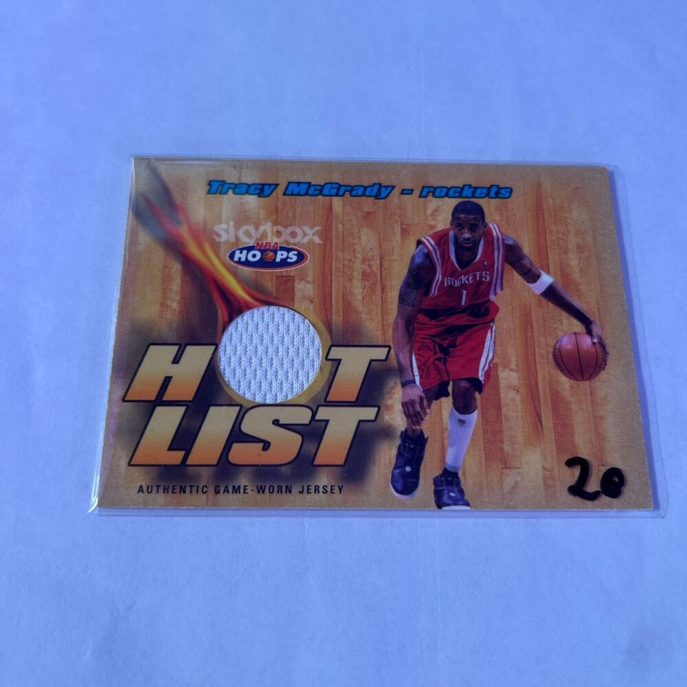 04–05 fleer skybox hot list Tracy McGrady jersey basketball sports card